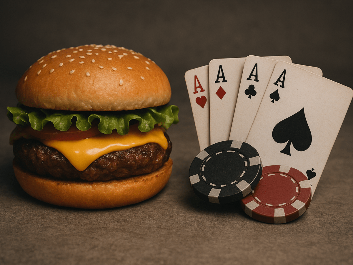 LA BURGER, TRES ASES Y NADA DE&nbsp;POKER